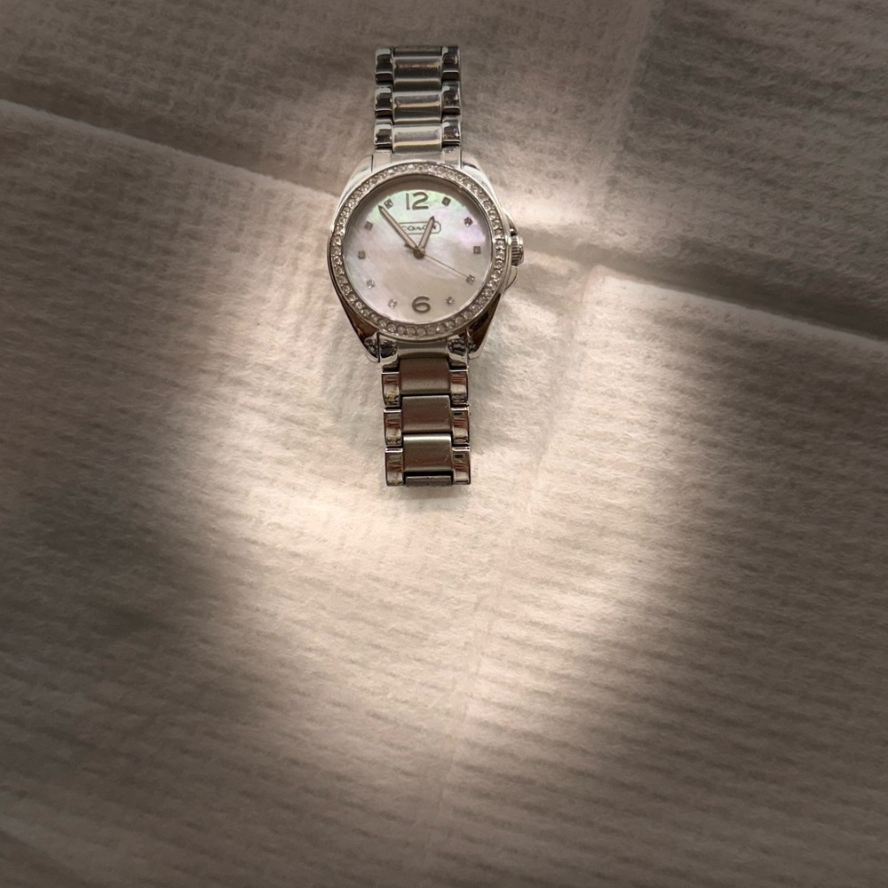 Coach Silver Women's Watch- used very good condition
